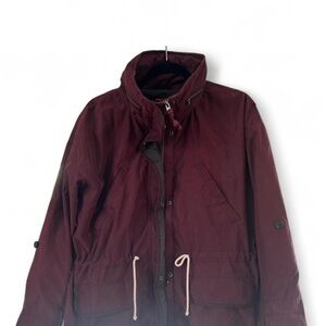 Abercrombie & Fitch Deep Red Utility Jacket